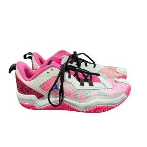 Air Jordan One Take 4 'Pink Blast' Men's Sneakers Size 12 #DO7193-104