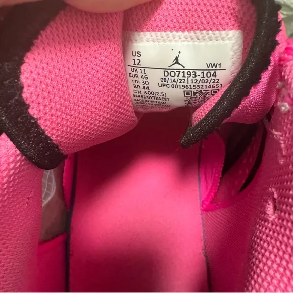 Air Jordan One Take 4 'Pink Blast' Men's Sneakers Size 12 #DO7193-104
