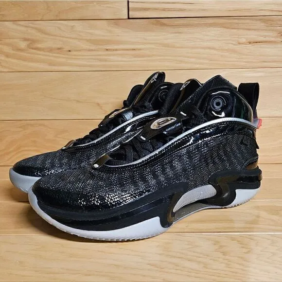 Air Jordan XXXVI 36 Jayson Tatum SZ 10 Mustang Black Metallic Silver DV5265-001