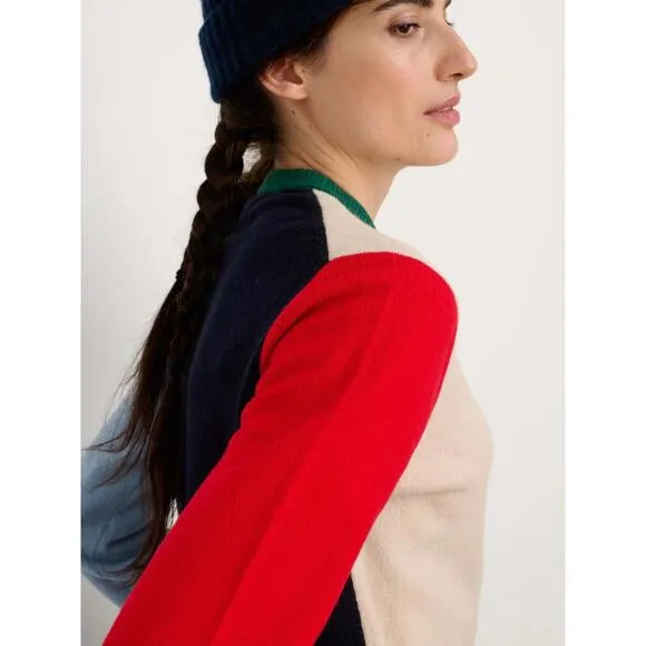 Alex Mill Color Block Francis Cardigan In Multi Combo - XS