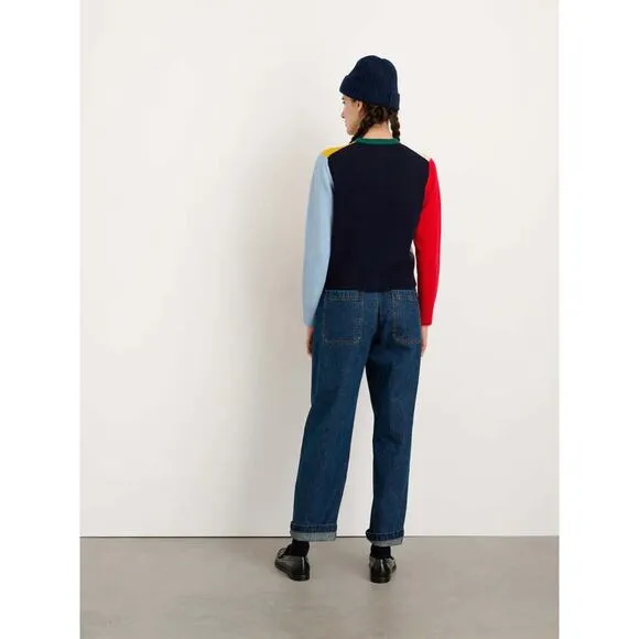 Alex Mill Color Block Francis Cardigan In Multi Combo - XS