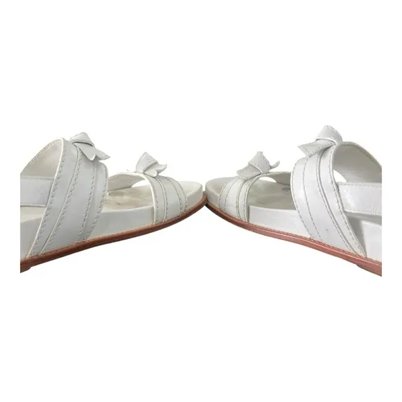 Alexandre Birman Clarita Sport Sandal White  Leather US Size 7.5 EU 38.5