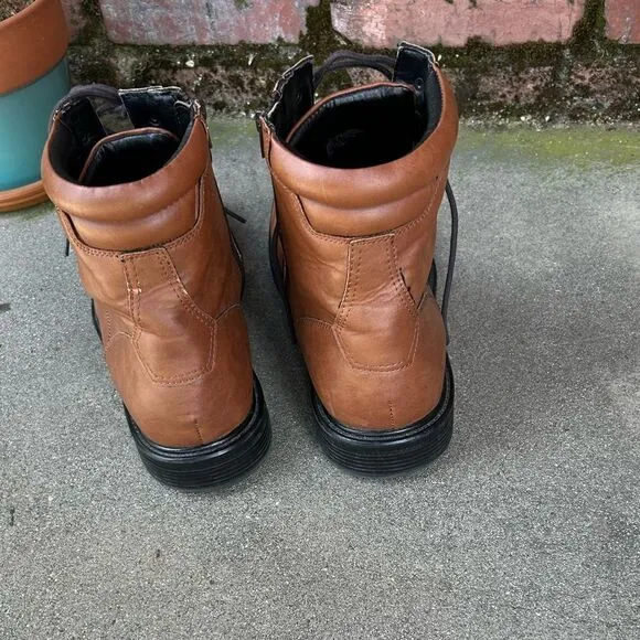 ALFANIMen's Mel Plain-Toe Boots Size 12M