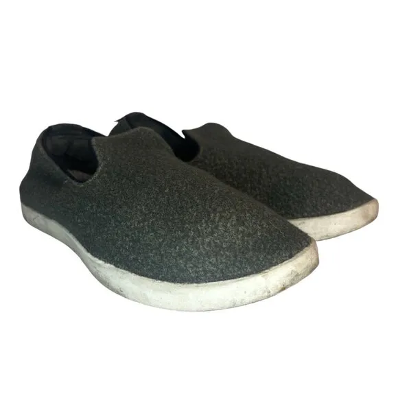 ALLBIRDS Women's 6 Green Wool Loungers Slip On Loafers ZQ Merino Wool Calm Cargo