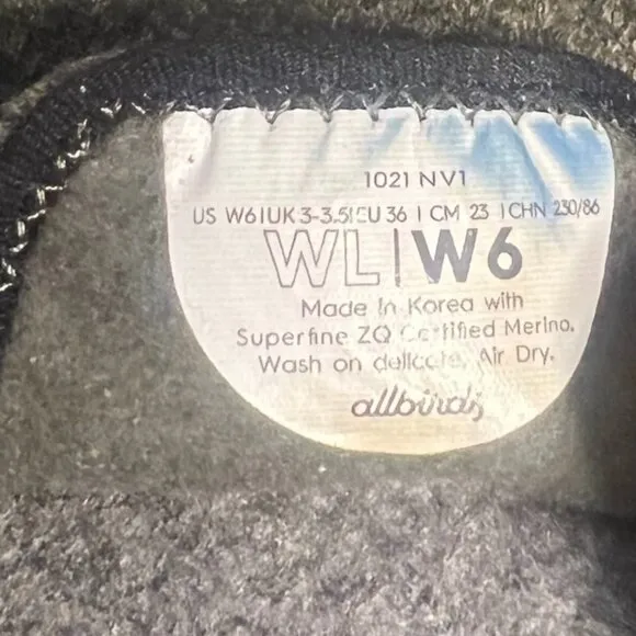 ALLBIRDS Women's 6 Green Wool Loungers Slip On Loafers ZQ Merino Wool Calm Cargo
