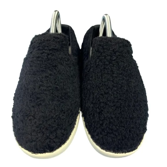 Allbirds Wool Lounger Fluff Slip On‎ Sneakers Black Womens Loafers Size 9
