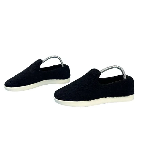Allbirds Wool Lounger Fluff Slip On‎ Sneakers Black Womens Loafers Size 9