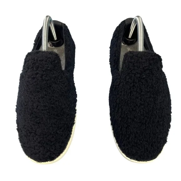 Allbirds Wool Lounger Fluff Slip On‎ Sneakers Black Womens Loafers Size 9