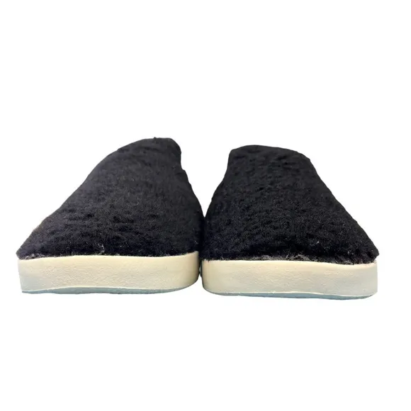 Allbirds Wool Lounger Fluff Slip On‎ Sneakers Black Womens Loafers Size 9