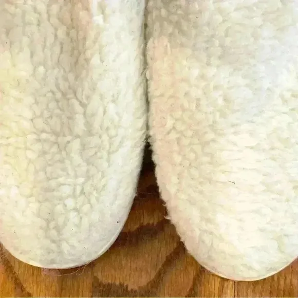 ALLBIRDS Wool Lounger Fluffs Loafers Shearling Sherpa Fleece Size 9