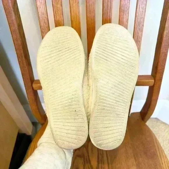ALLBIRDS Wool Lounger Fluffs Loafers Shearling Sherpa Fleece Size 9