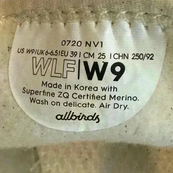 ALLBIRDS Wool Lounger Fluffs Loafers Shearling Sherpa Fleece Size 9