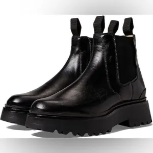 ALLSAINTS Arlo $299 Chunky Chelsea Leather Boots Size EU 41 US 11