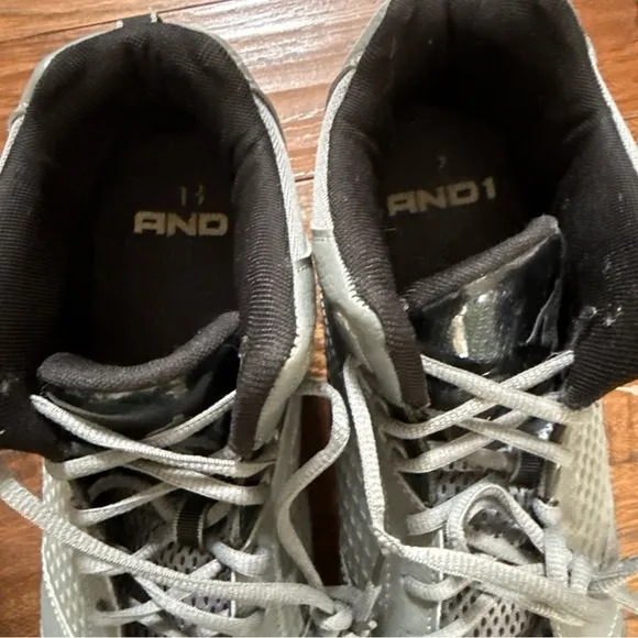 And1 Men Size 13‎ Gray Athletic Basketball Shoes Sneakers #28802104