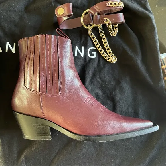 Anine Bing Harris Western cowboy booties