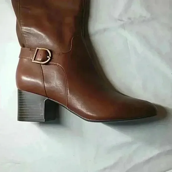 anne klein leather boots