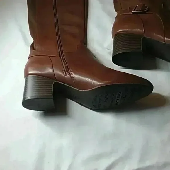 anne klein leather boots