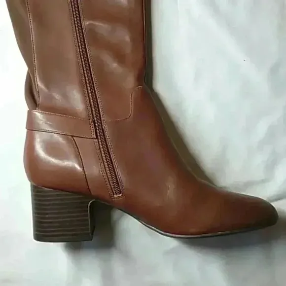 anne klein leather boots