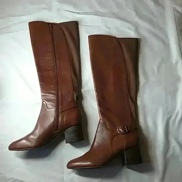 anne klein leather boots