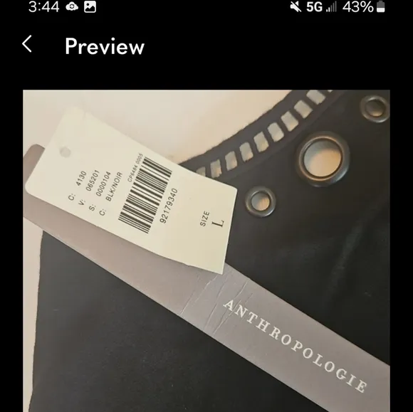 Anthropologie Black Sleeveless Sweetheart Midi Dress