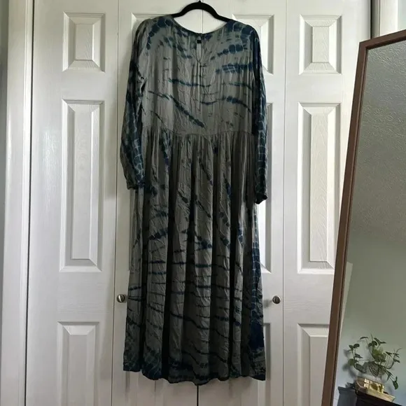 ANTHROPOLOGIE Dolan tie dye Eliska maxi dress S