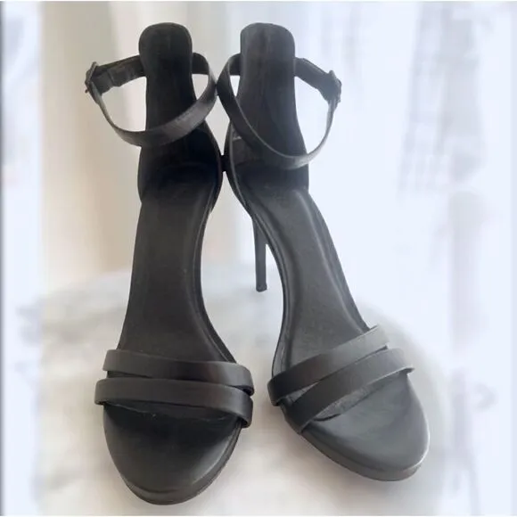 Anthropologie Joie Jena Nappa Leather Heel Sandal Size 39 US size 9