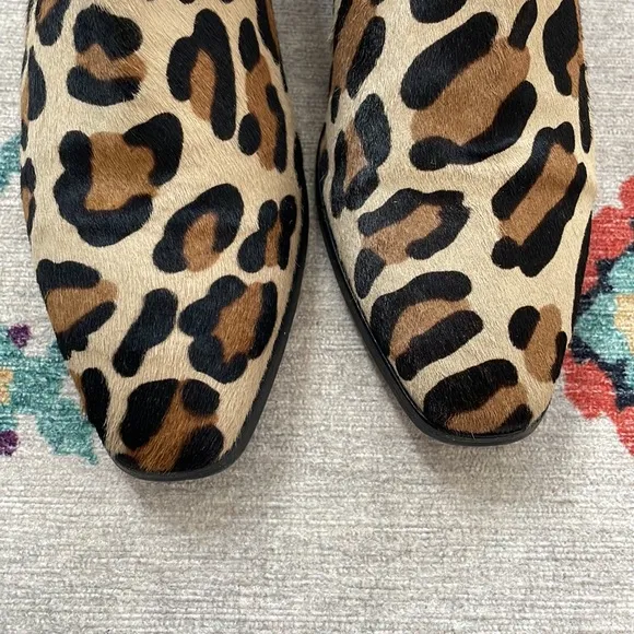 Aquatalia Leopard Weatherproof ankle boots