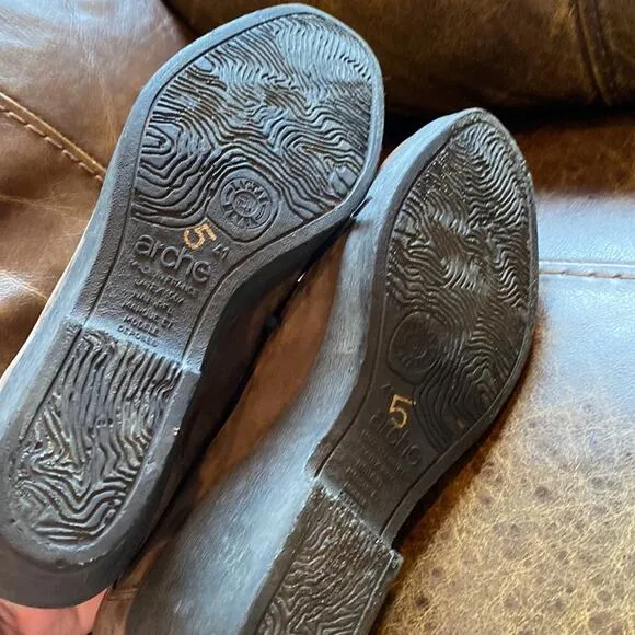 Arche 41 brown lace up shoes