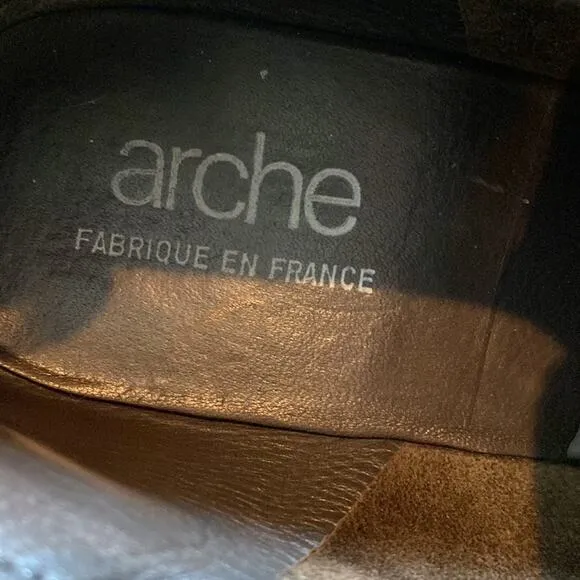 Arche 41 brown lace up shoes
