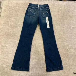 Ariat Real Denim Women's Classic Boot‎ Cut Dark Wash Jeans Size 14R