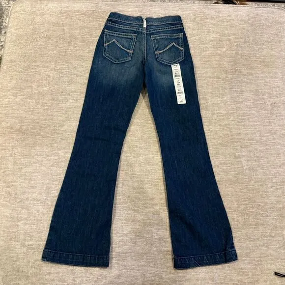 Ariat Real Denim Women's Classic Boot‎ Cut Dark Wash Jeans Size 14R