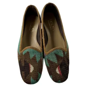 Artemis Design Co Anthropologie Turkish Kilim Carpet Loafers Flats