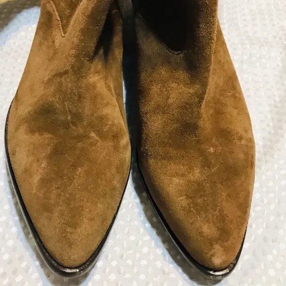 ASH pointed-toe suede ankle boots