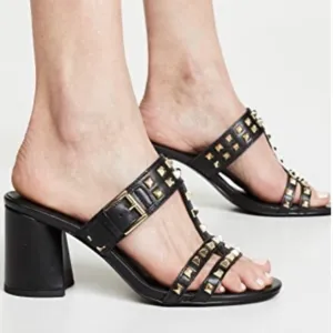 Ash Women Studded Sandals Leather size 9