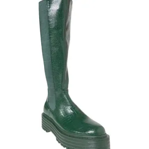 AZALEA WANG Knee High&quot;THE RIDING CROC &quot; Vegan Leather Boots (BRAND NEW!!!!!!!!!!