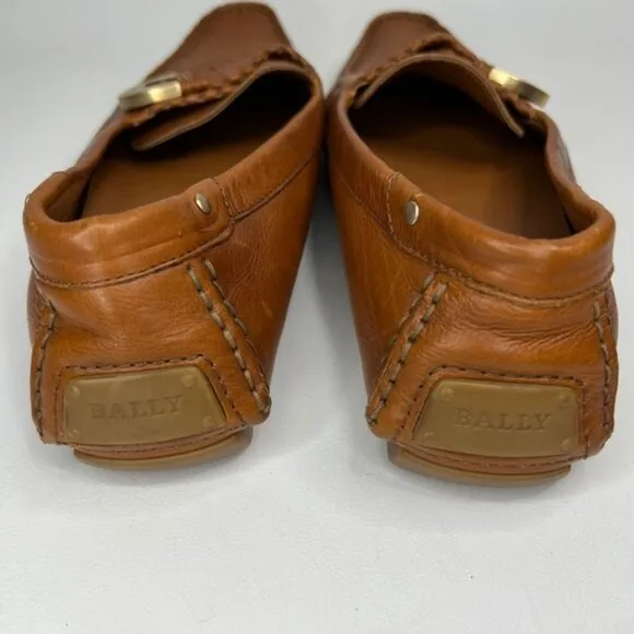 BALLY LANDOLFA EJ Soft LEATHER Loafers size E36 UE