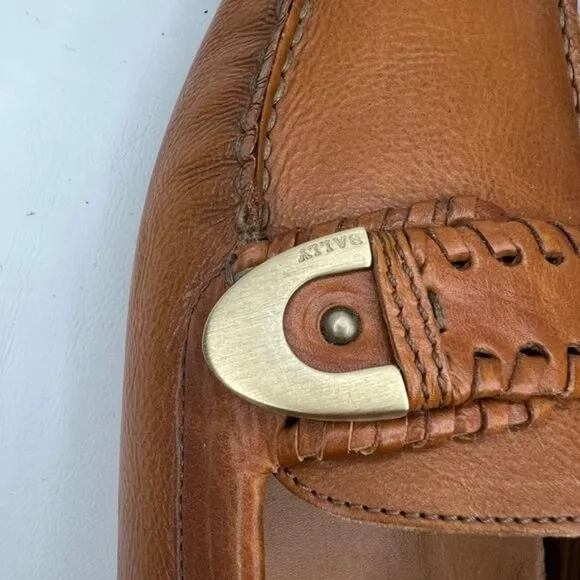 BALLY LANDOLFA EJ Soft LEATHER Loafers size E36 UE