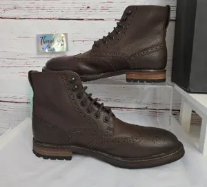 Banana Republic Vernan Brown Leather Mens  Boots Size 7
