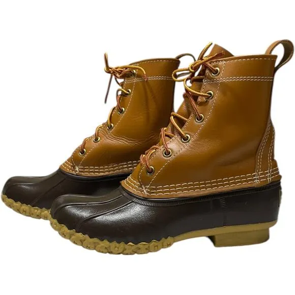 Bean Boots by L.L. Bean Leather Waterproof Rubber Duck Boots    Size: 6M Men's