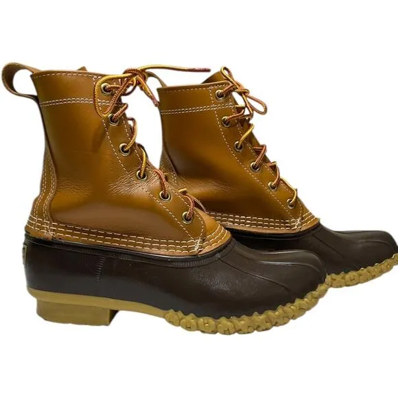 Bean Boots by L.L. Bean Leather Waterproof Rubber Duck Boots    Size: 6M Men's