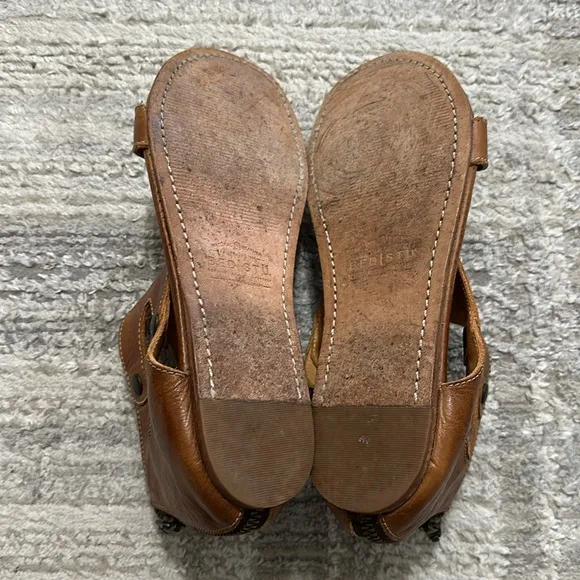 BedStu Women’s Sz 9 Tan Leather Soto Sandals
