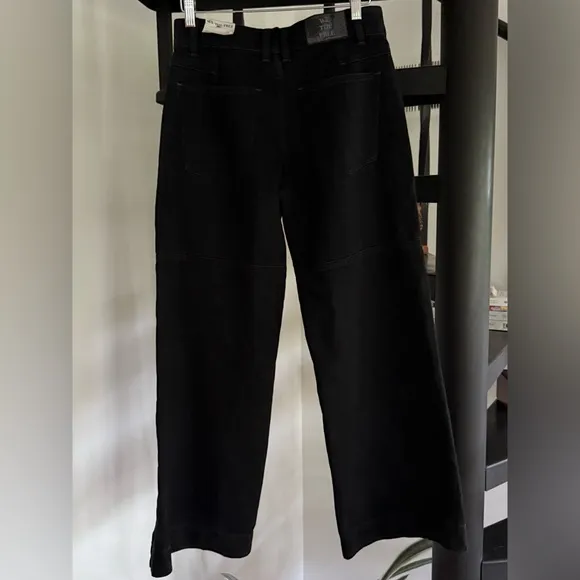 Benji Relaxed Wide Leg Jeans NWOT Thea black