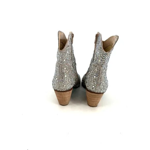 Betsey Johnson Embellished Diva Boots