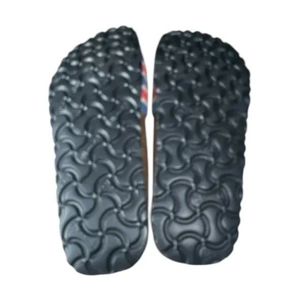 Betula by Birkenstock British flag leather sandals 7 - 7.5