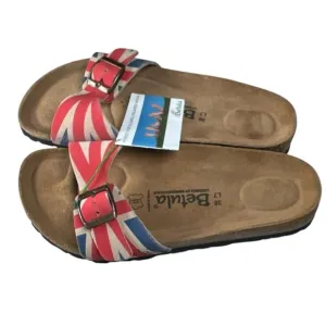 Betula by Birkenstock British flag leather sandals 7 - 7.5