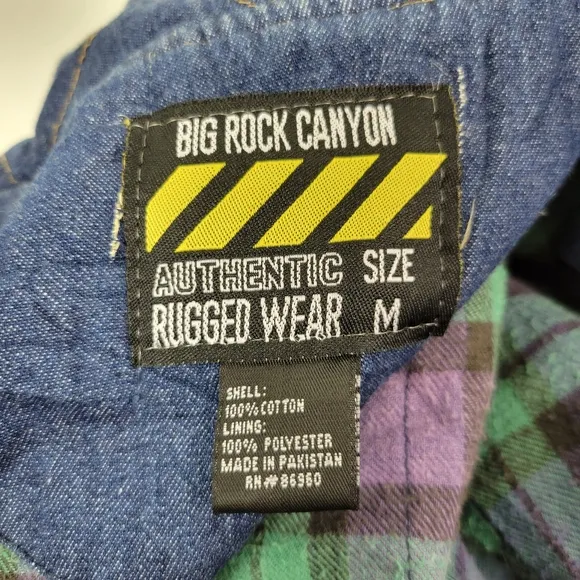 Big Rock Canyon Authentic Rugged Wear Jacket Sz M
