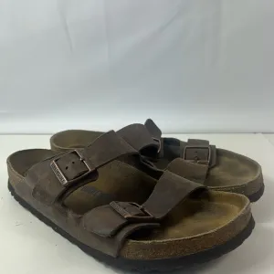 Birkenstock Arizona Brown Oiled Leather Mens Sandals
