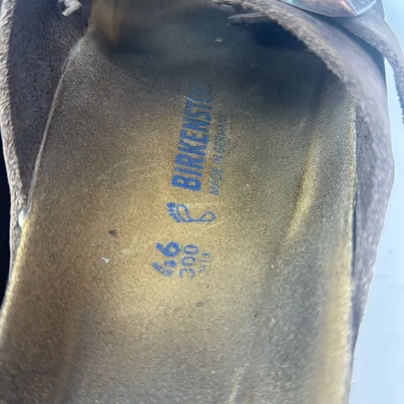 Birkenstock Arizona Brown Oiled Leather Mens Sandals