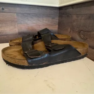 Birkenstock Arizona Soft Footbed Brown Leather Havana Size 44  11-11.5