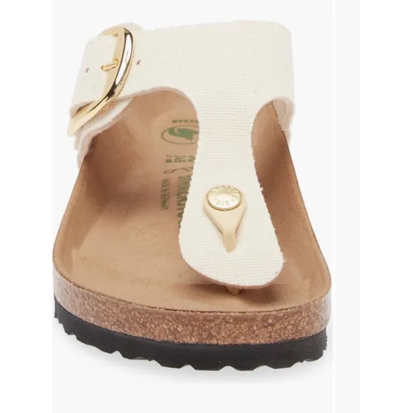 Birkenstock Gizeh Big Buckle Canvas Sandals